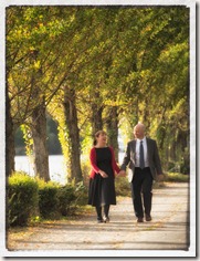Paul and Suzanna Walking