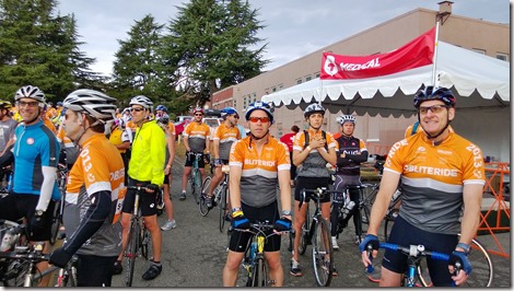 Me (in the middle) at the Start