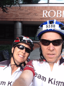 Suzanna and Paul at the start